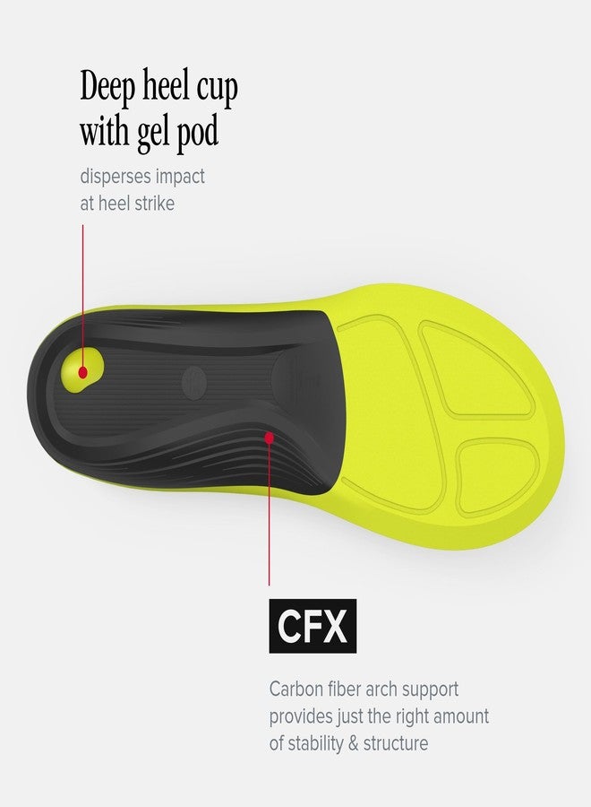 SUPERfeet New Balance Running Cushion CFX Shoe Inserts - Arch Support for Runners - Dual Comfort Foam - Unisex - 9.5-11 Men / 10.5-12 Women - Image 4